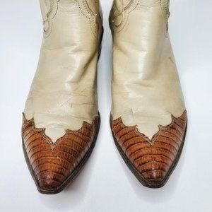 Old West Vintage Cowboy Boots Size 6